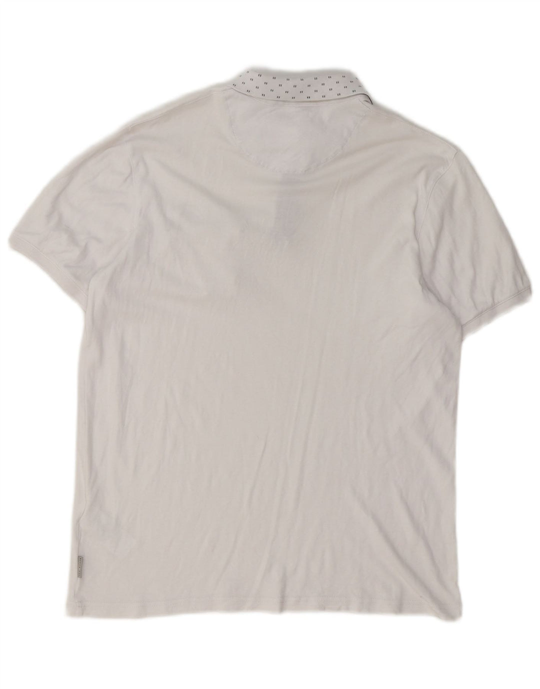 Tricou polo pentru bărbați Ted Baker Mărimea 2 Bumbac alb mic