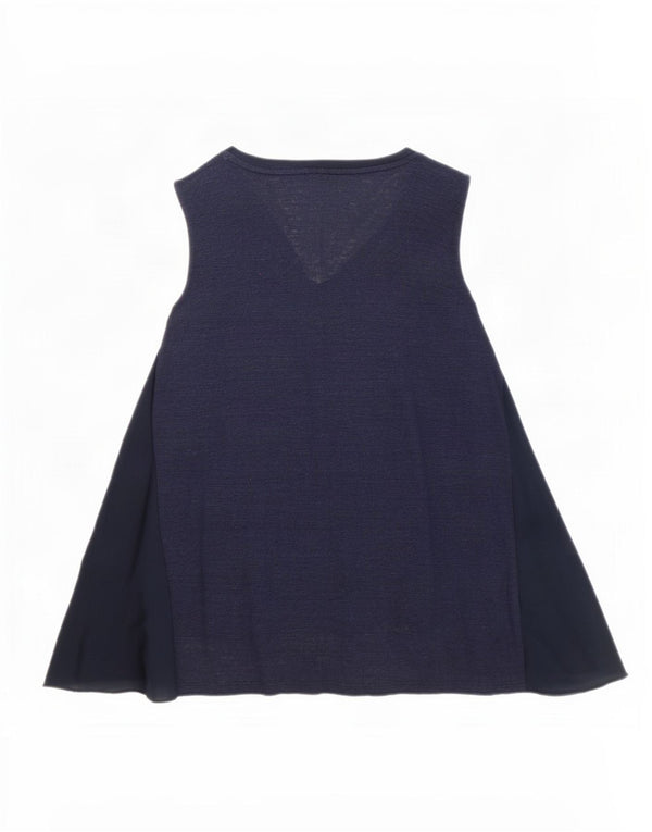Phase Eight Tunic Top pentru femei UK 14 Medium Bleumarin In