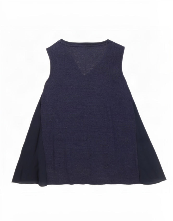 Phase Eight Tunic Top pentru femei UK 14 Medium Bleumarin In
