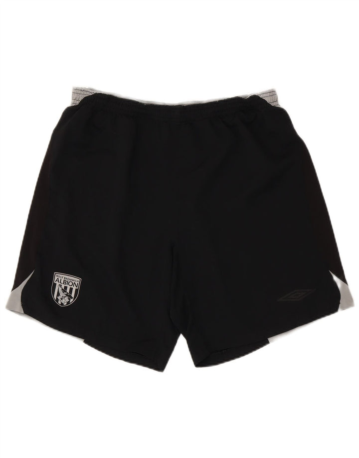 Pantaloni scurți sport grafic Umbro pentru bărbați XL, negru, poliester color bloc
