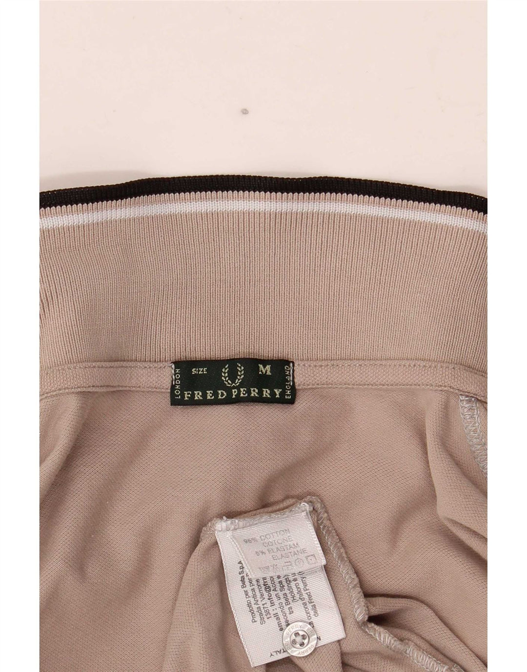 Tricou polo Fred Perry pentru femei UK 12, bumbac gri mediu
