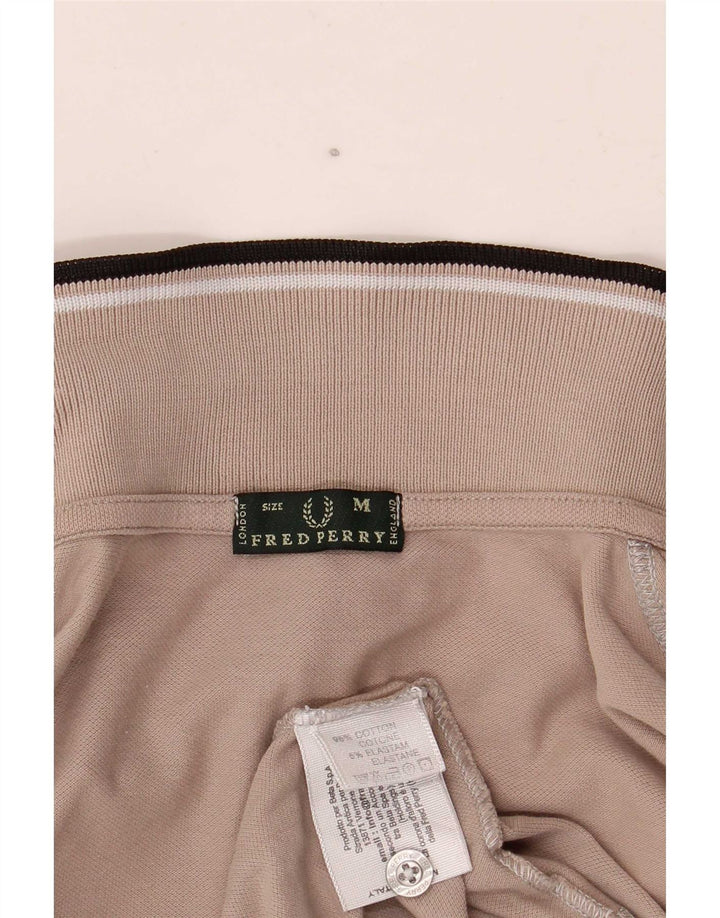 Tricou polo Fred Perry pentru femei UK 12, bumbac gri mediu