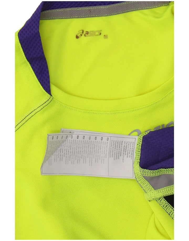 Vestă pentru bărbați ASICS, mic, galben, din poliester