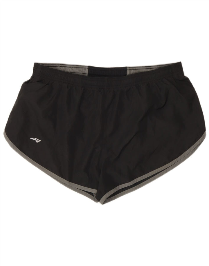 Pantaloni scurți sport pentru bărbați Crane XL, negru, color block