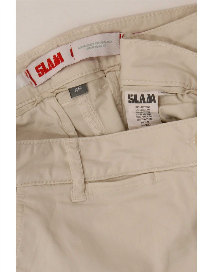Pantaloni scurți chino pentru femei Slam IT 46 Large W32 Beige Bumbac