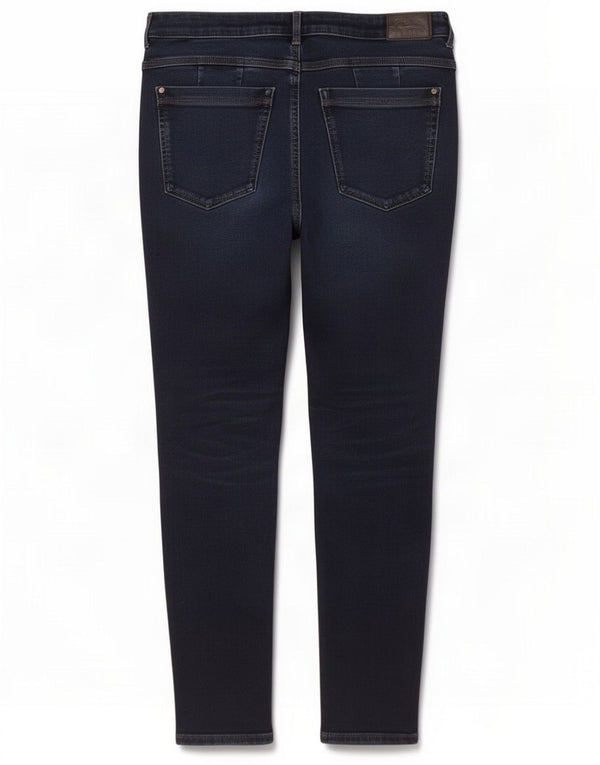 Marks & Spencer Womens Skinny Jeans UK 16 Large W32 L27 Navy Blue Cotton