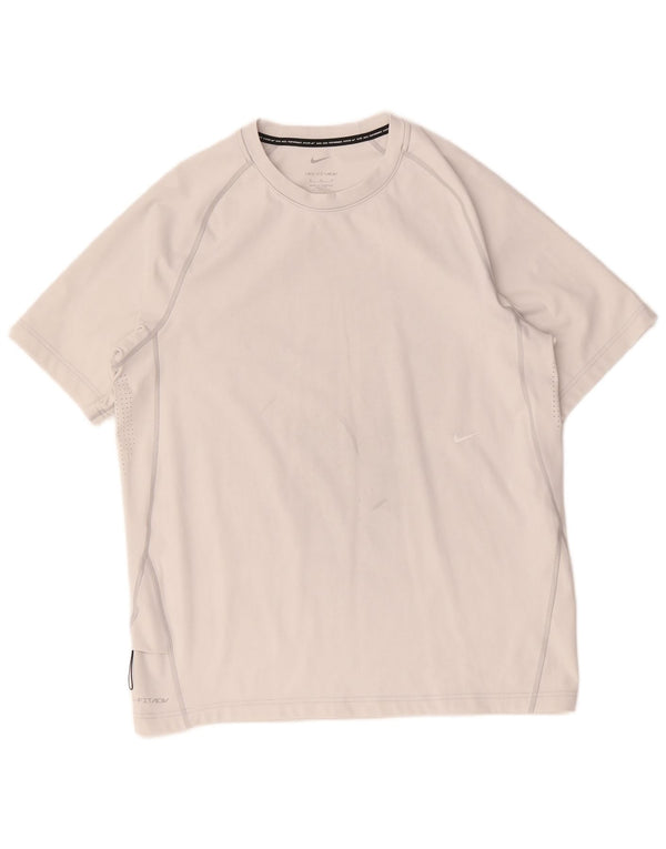 Tricou Nike Dri Fit pentru bărbați Top Medium Gri Poliester