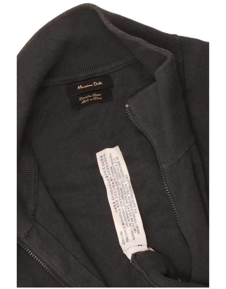 Pulover cardigan pentru bărbați MASSIMO DUTTI 2XL bumbac gri