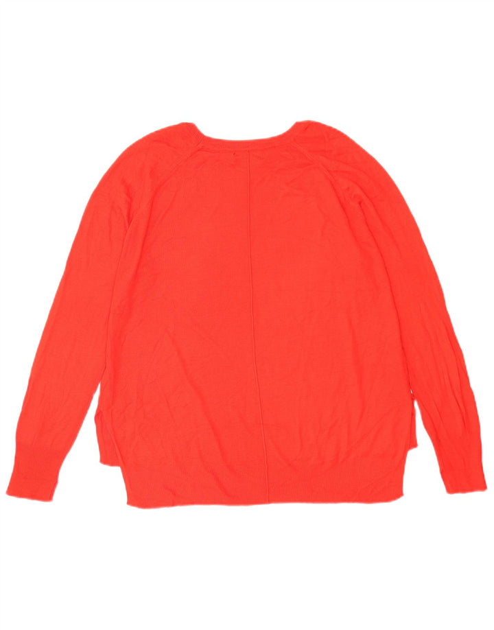 Pulover pentru femei Zara, cu gât de barcă, UK 14 Medium Red