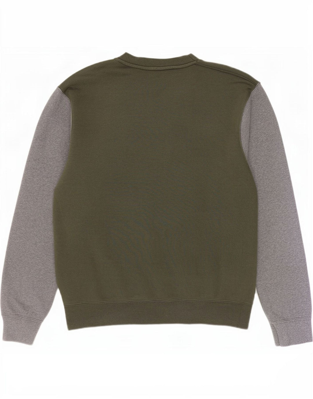 Hanorac grafic pentru bărbați Nike Pulover Medium Kaki Bumbac color bloc