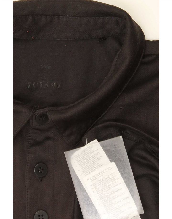 Tricou polo Adidas Climalite pentru bărbați XL, poliester negru