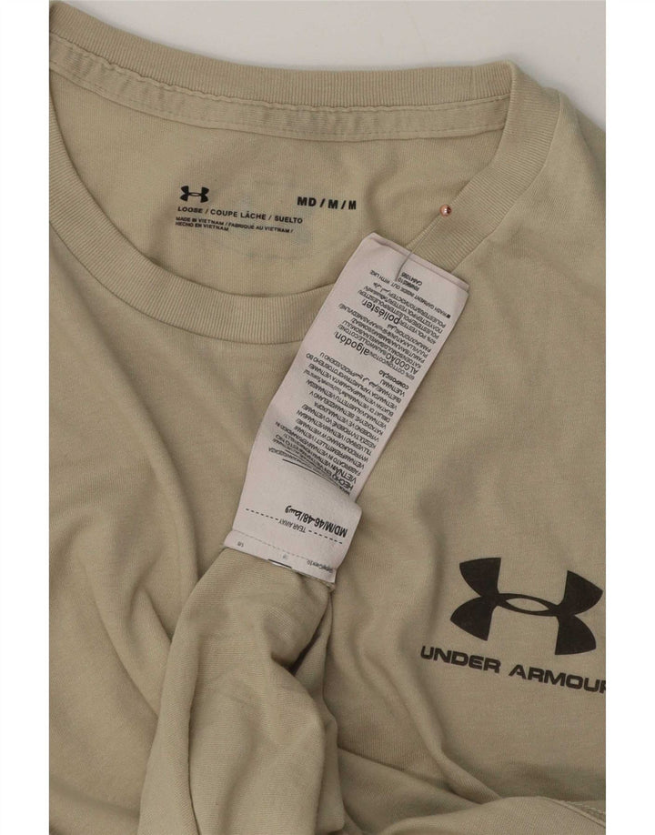 Tricou pentru bărbați Under Armour Top Mediu Bej Bumbac