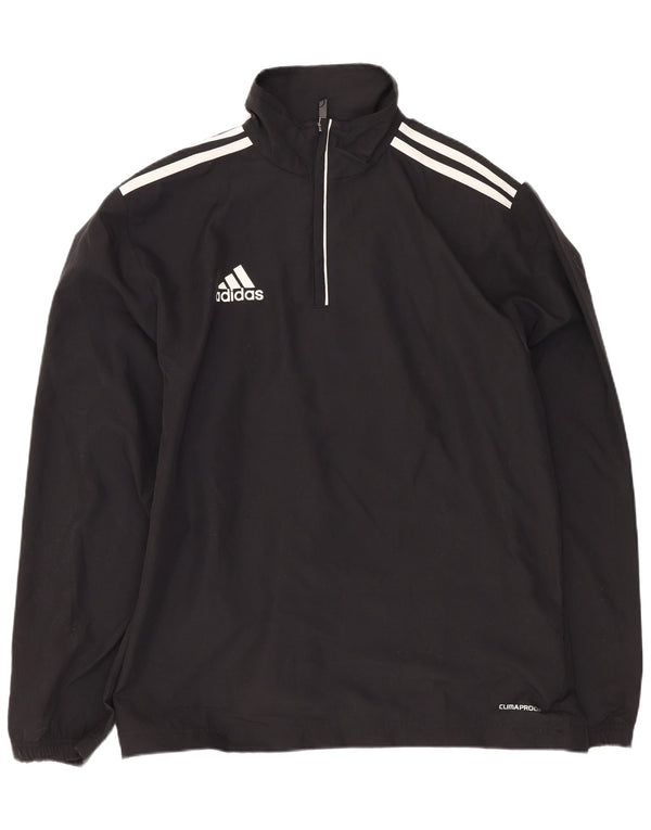 Adidas pentru bărbați Clima Proof Pullover Trening Top UK 34/36 Small Black