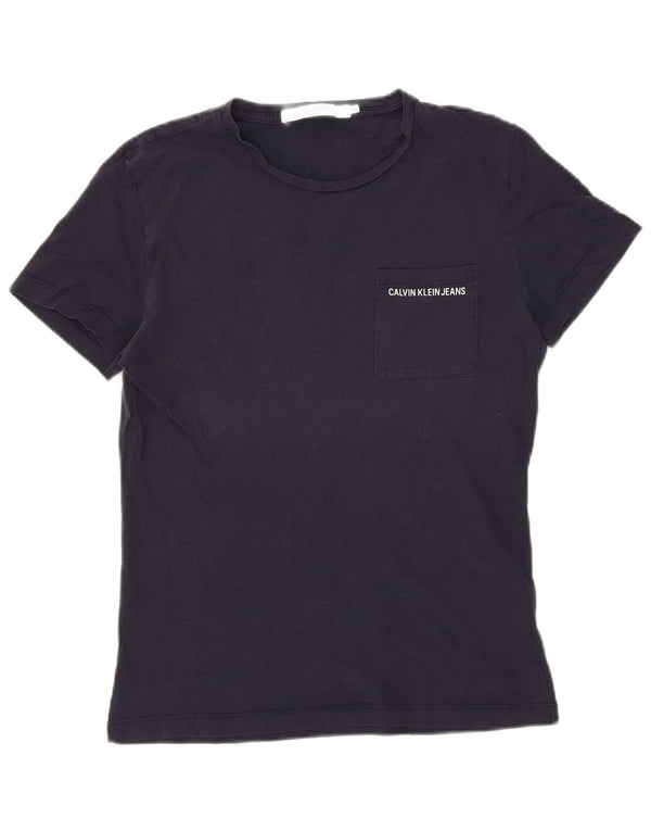 Tricou pentru bărbați Calvin Klein Jeans Top XS Bumbac bleumarin