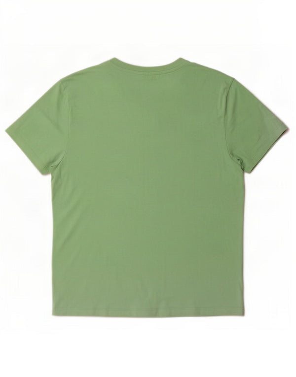 Marc O'Polo Tricou cu grafic pentru femei Top UK 16 Mare Bumbac verde