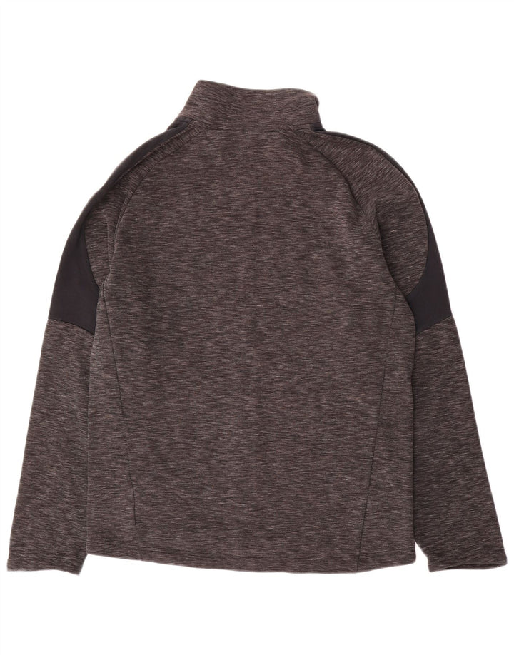 Jachetă de trening PUMA pentru bărbați, bumbac color bloc, gri mediu