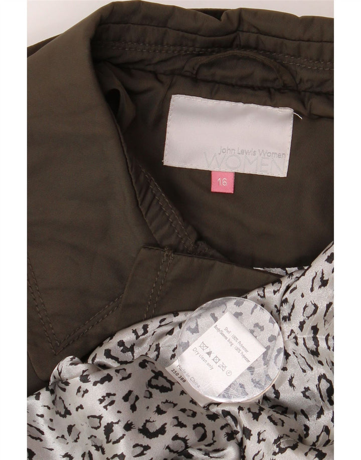 JACHETĂ TRENCH FEMEI JOHN LEWIS Mărimea UK 16 Mare Khaki, Poliester