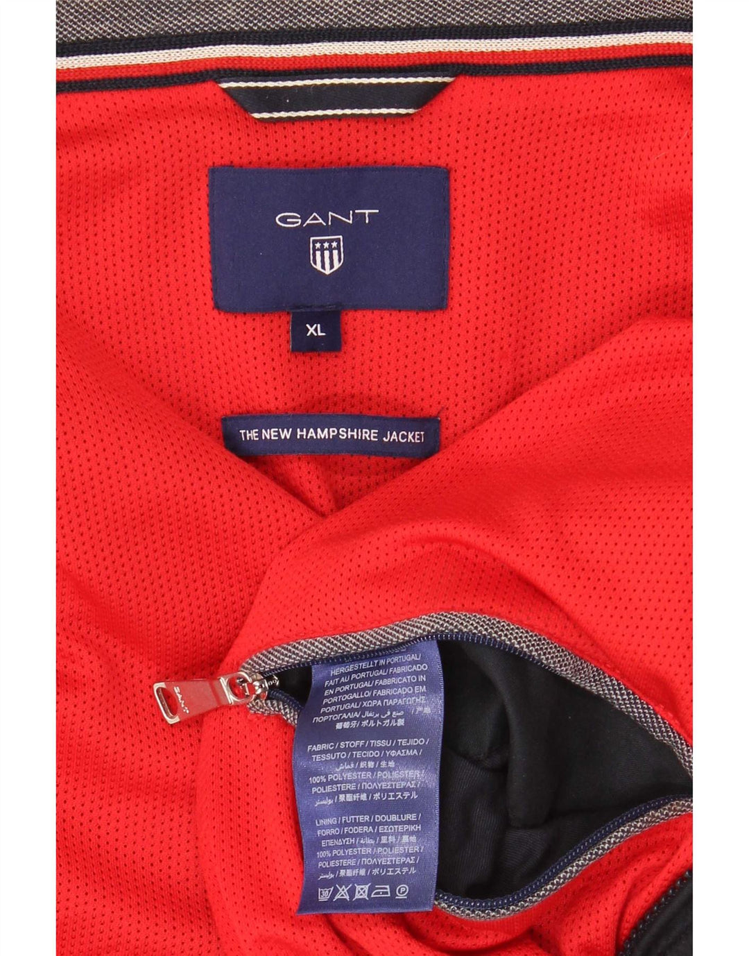 Bomber pentru bărbați Gant UK 42 XL Poliester negru