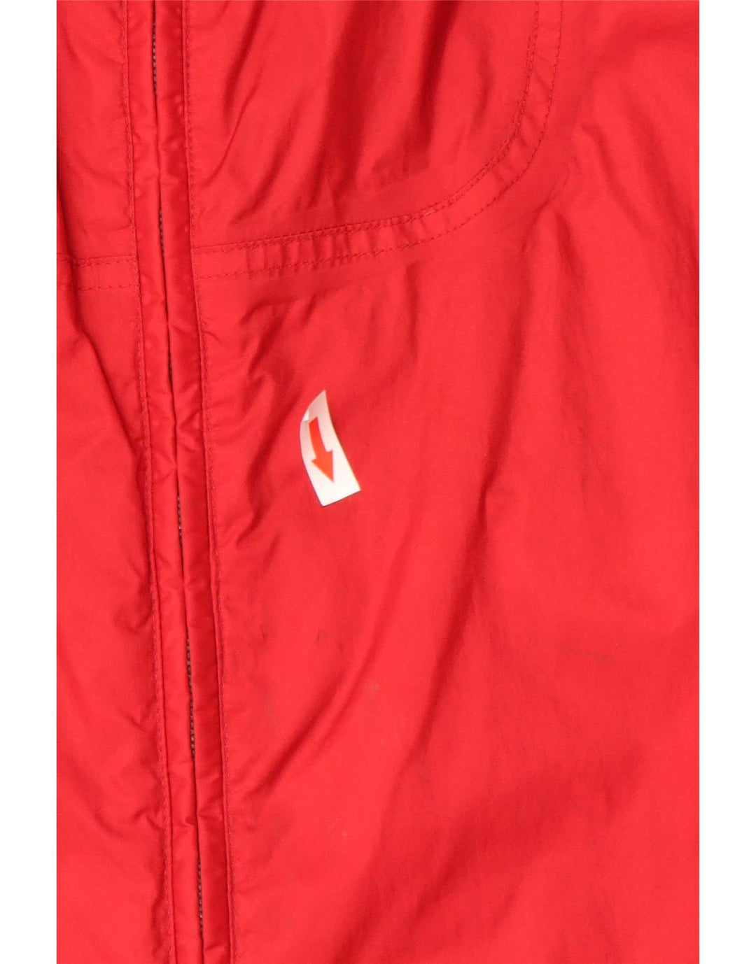 Jachetă de ploaie cu glugă Adidas pentru bărbați Marea Britanie 44/46 Poliamidă roșie mare