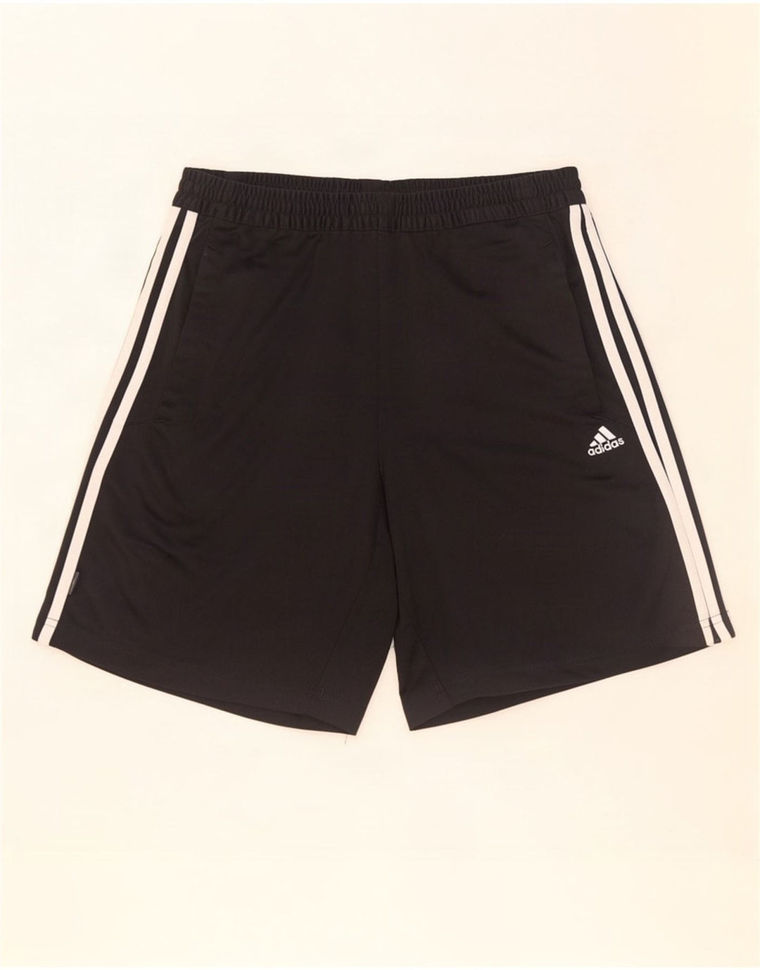 Pantaloni scurți sport adidas pentru bărbați, poliester negru mic