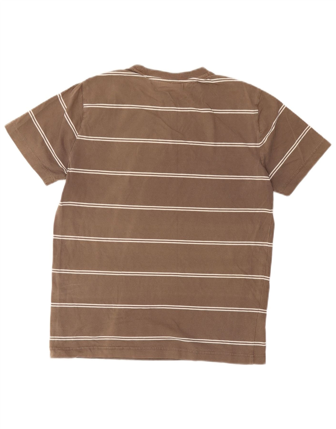 Tricou grafic Converse pentru bărbați Top din bumbac cu dungi maro mediu