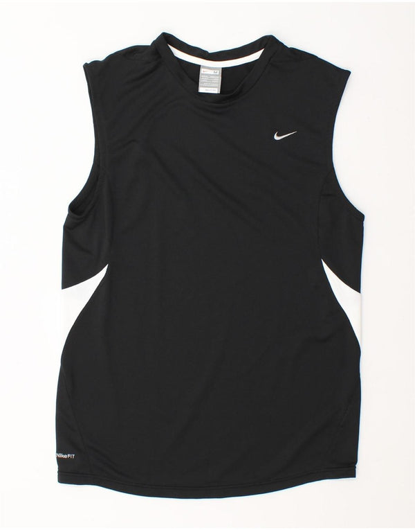Vest Top pentru bărbați Nike UK 39/41 Medium Black Colorblock
