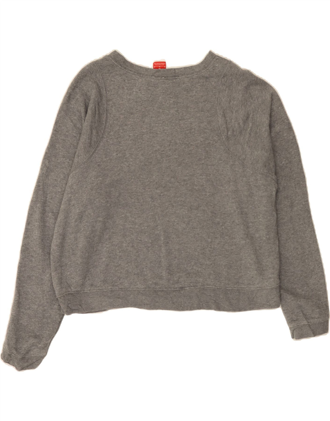NIKE Womens Sweatshirt Jumper UK 14 Medium Grey Cotton Vintage Nike and Second-Hand Nike from Messina Hembry 