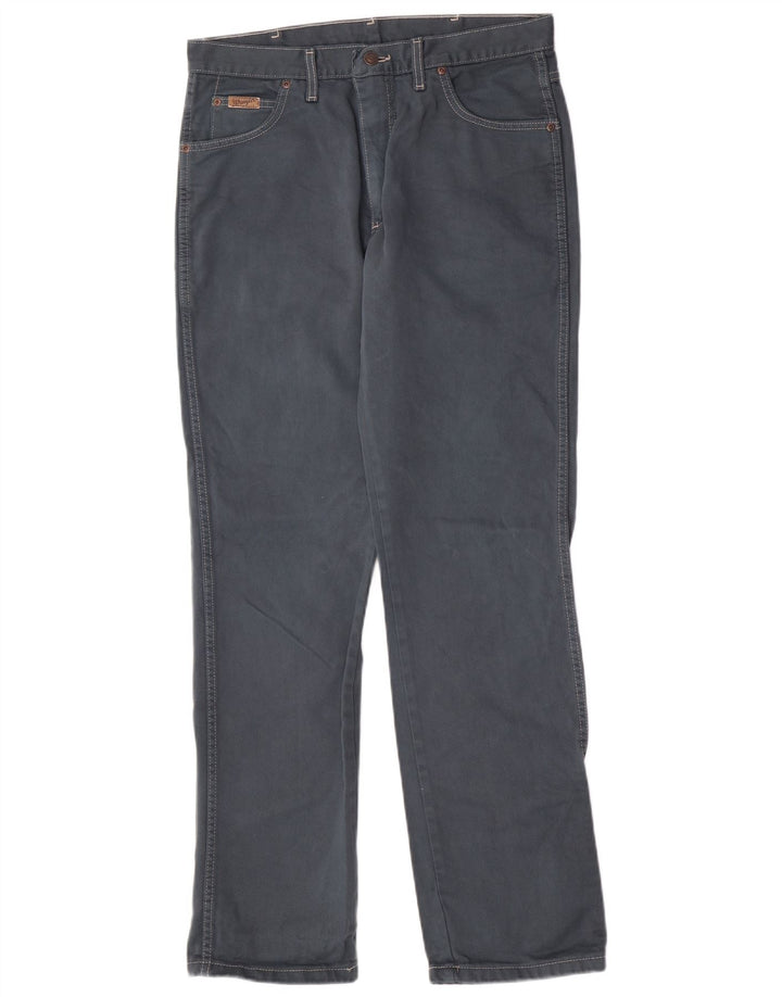 Blugi drepte pentru bărbați Wrangler Texas W34 L34 bumbac gri