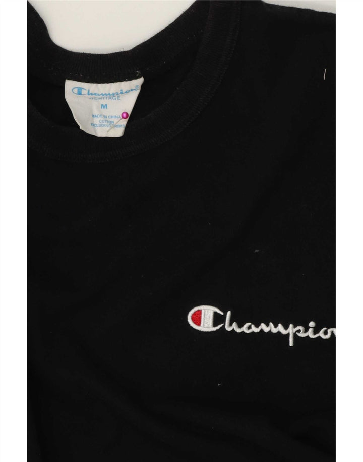 Tricou Bărbați Champion Top Medium Negru Bumbac