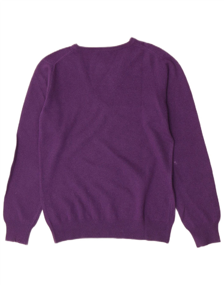 Pulover Brooksfield pentru femei cu decolteu în V IT 44 Lână violet mediu