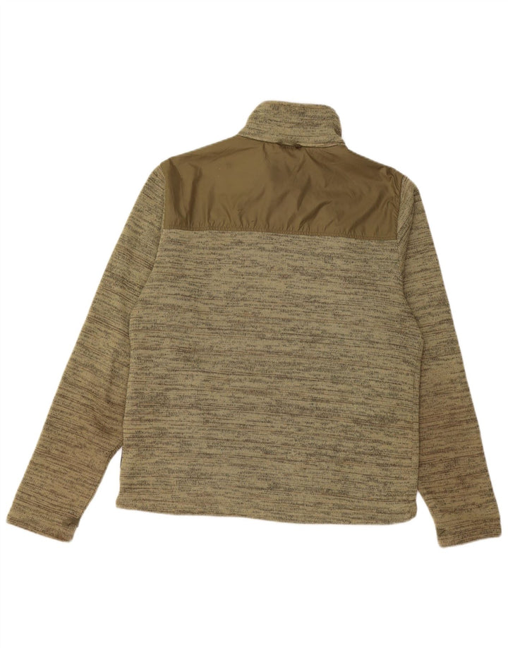 JACK WOLFSKIN Trening pentru bărbați Jachetă de top din poliester colorat kaki mic