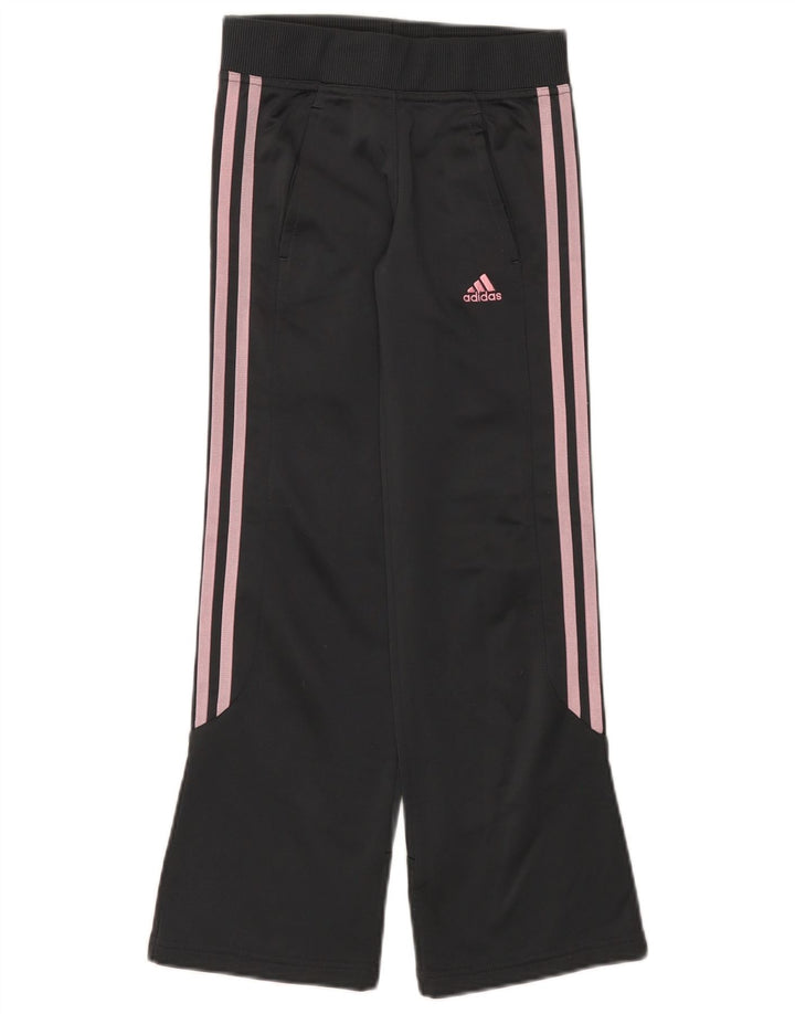 Pantaloni de trening Adidas fete 9-10 ani poliester gri