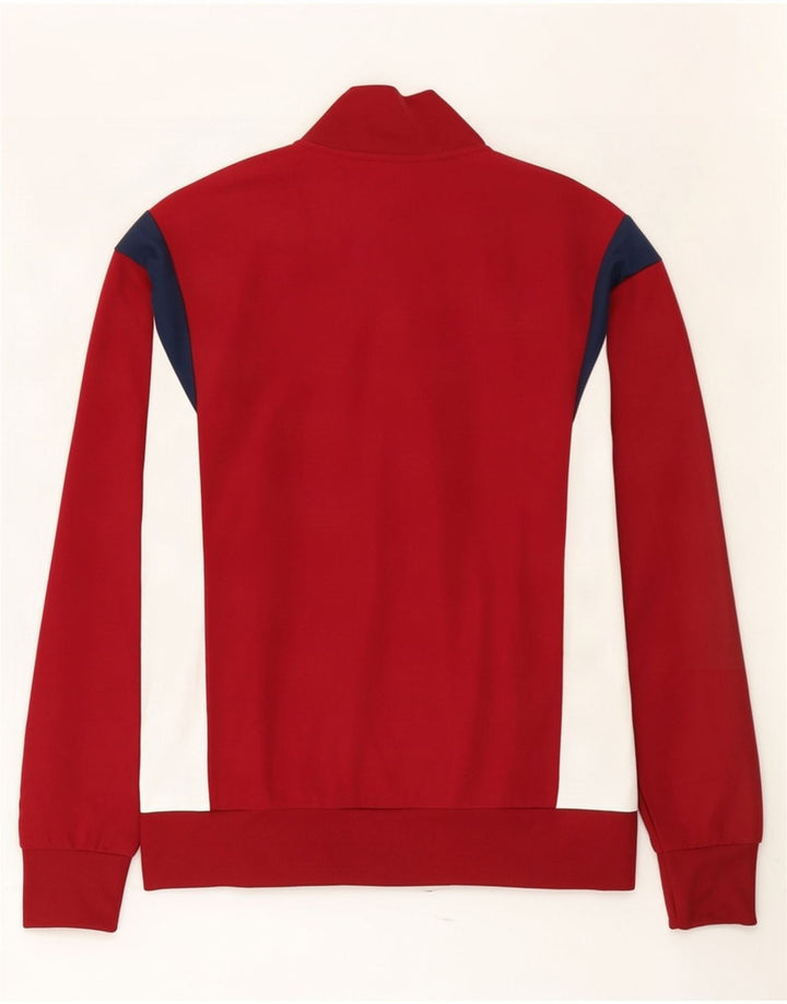 Jachetă de top pentru trening pentru bărbați Adidas Medium Burgundy Colorblock