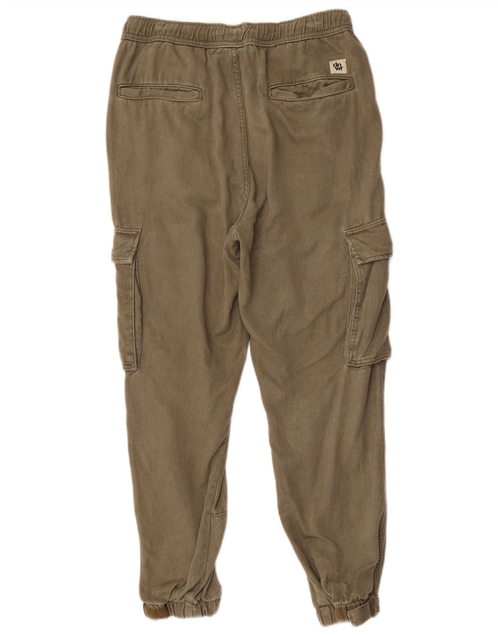Pantaloni cargo pentru bărbați Zara Joggeri Mediu L31 L26 Kaki Lyocell