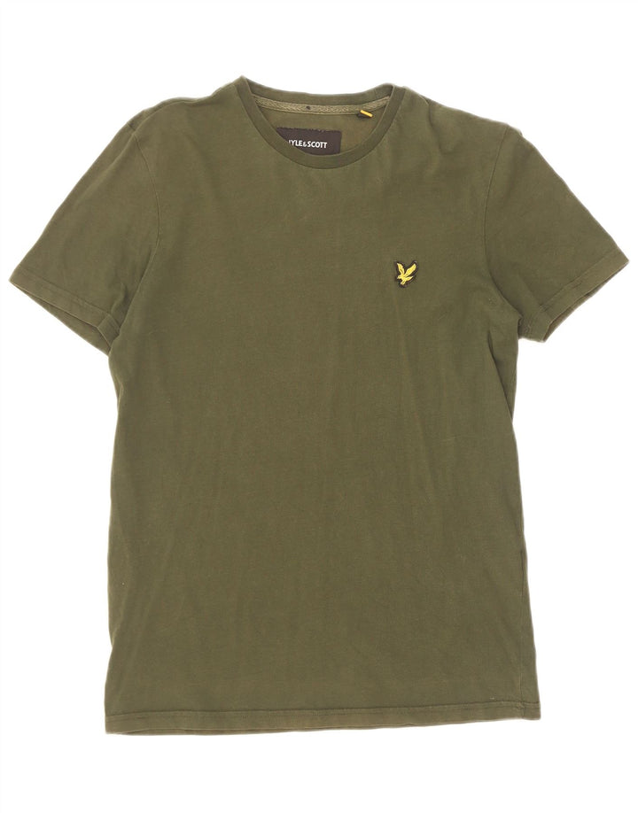Tricou pentru bărbați Lyle & Scott Top mic din bumbac kaki
