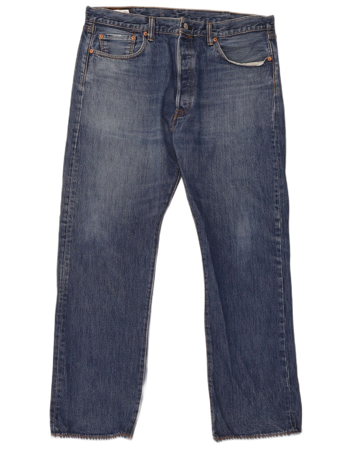 Blugi drepti pentru bărbați Levi's 501 W38 L30 Bumbac albastru