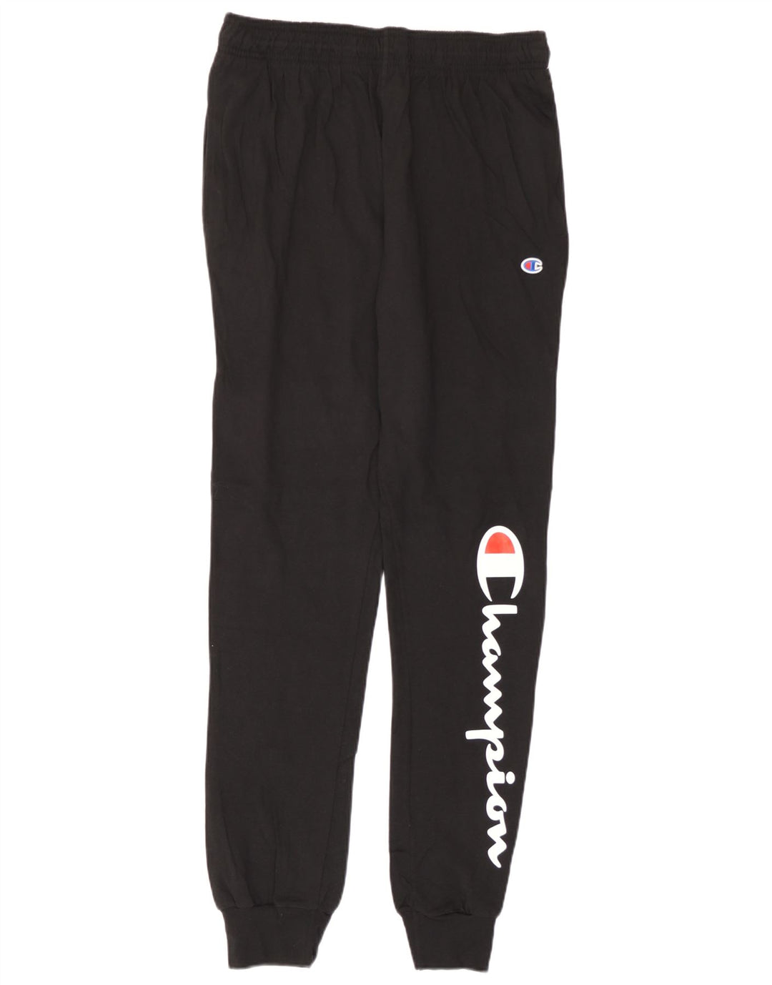 Pantaloni de trening grafic pentru bărbați Champion Pantaloni de jogging Bumbac mediu negru