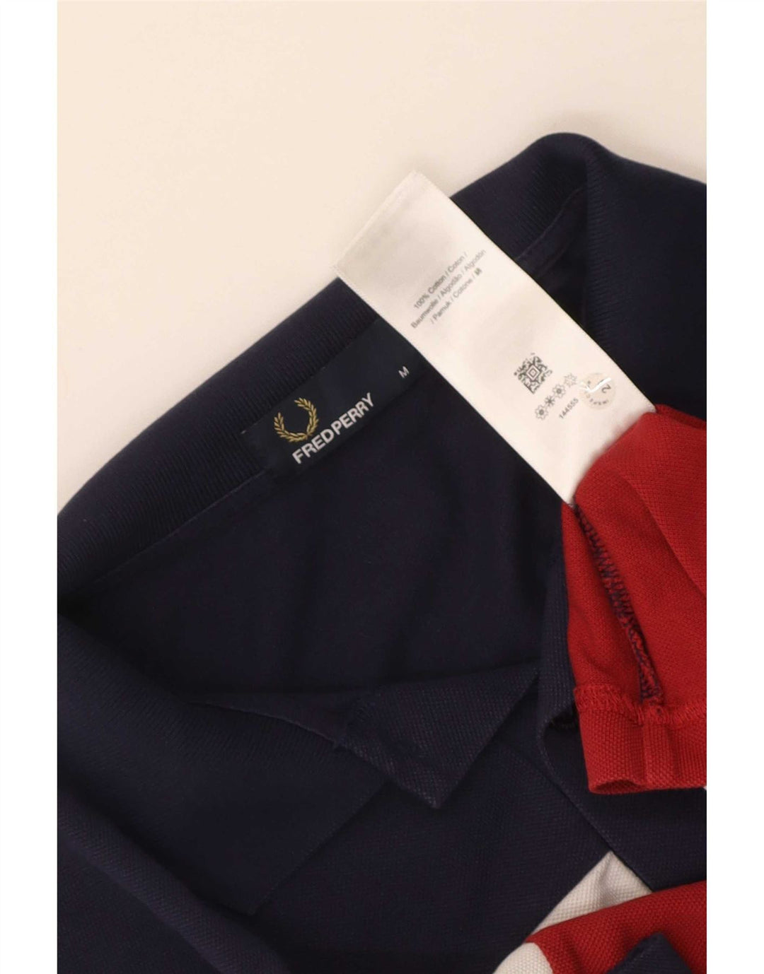 Cămașă polo Fred Perry pentru bărbați, bumbac color bloc mediu, multicolor