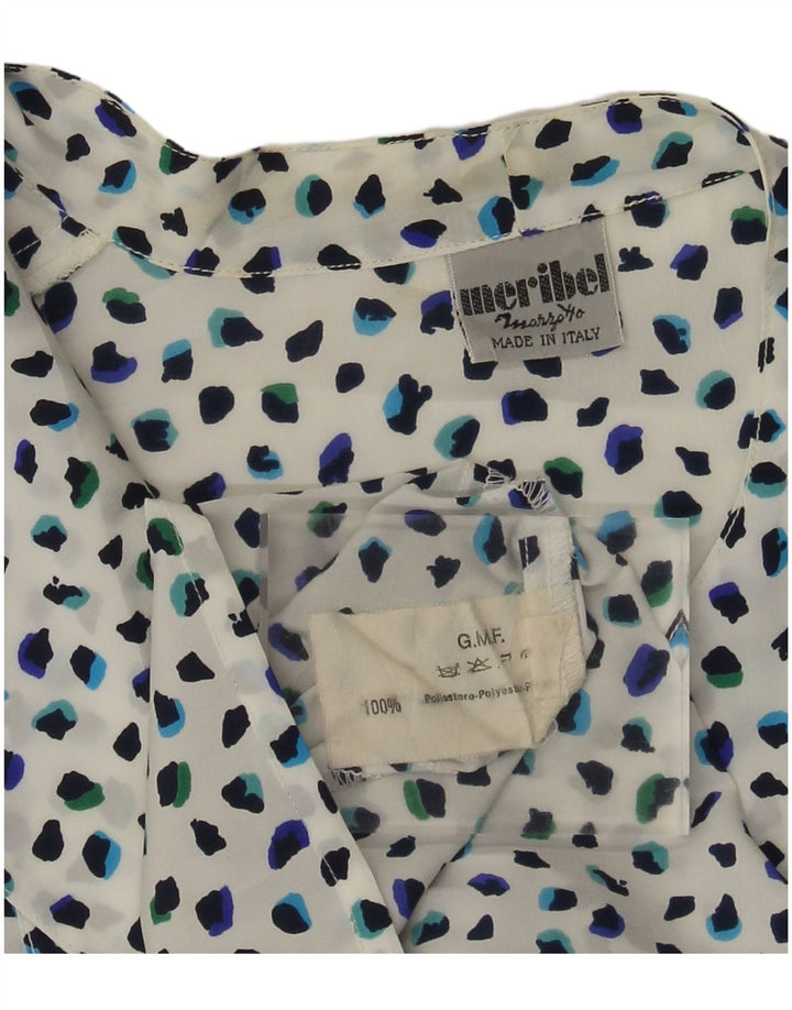 Bluză Marzotto pentru femei UK 14 Poliester cu pete albe mari