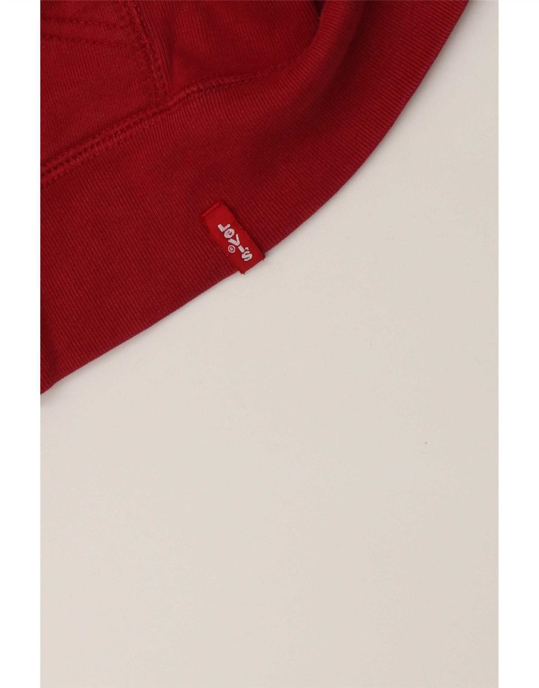 Pulover Levi's Crop Zip Hoodie pentru femei UK 10 Small Red