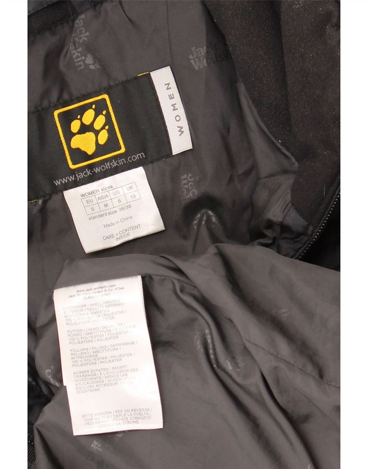 Jack Wolfskin Jachetă supradimensionată pentru femei UK 10 Poliester negru mic