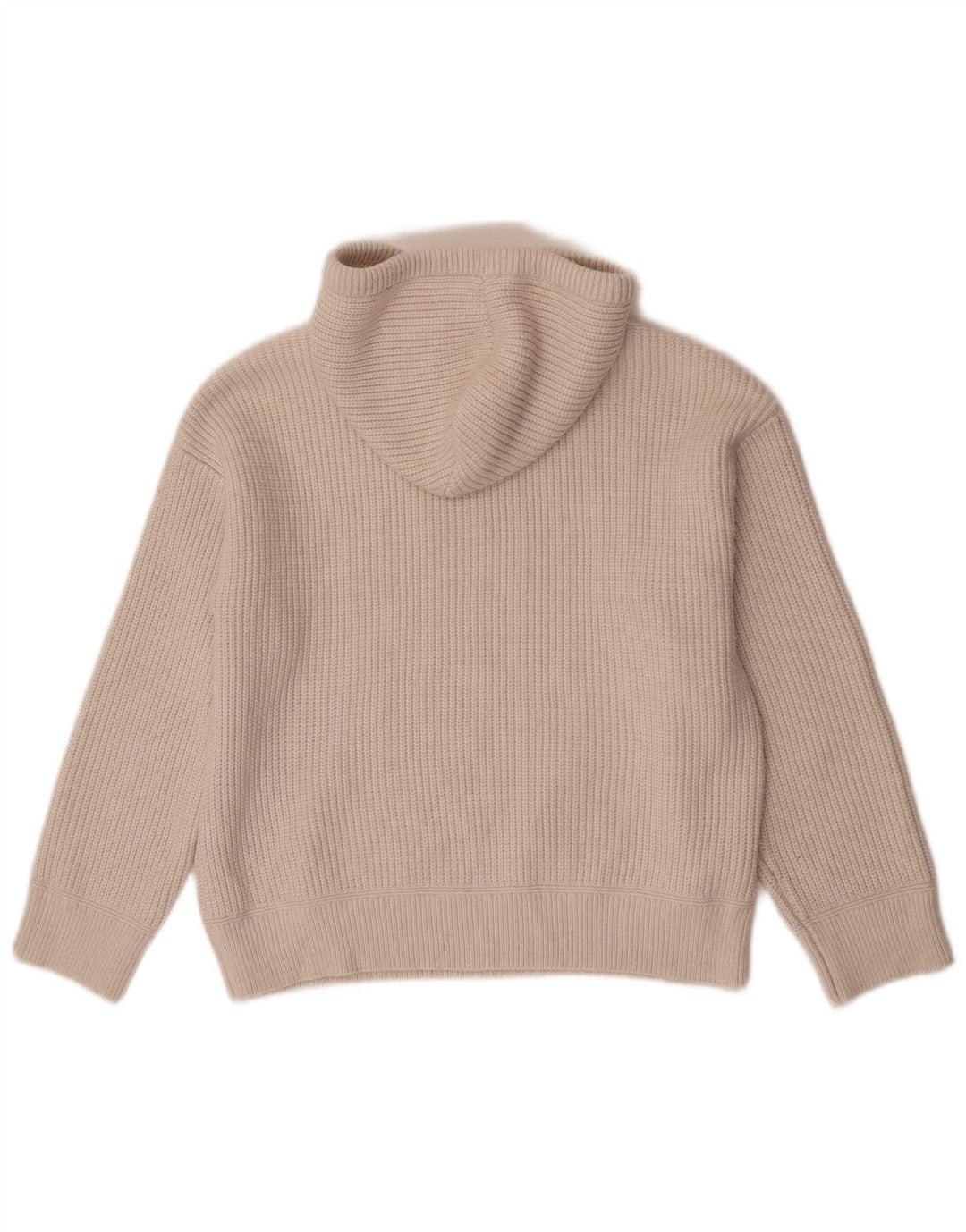Pulover cu glugă pentru femei Marks & Spencer UK 14 Poliester mediu bej