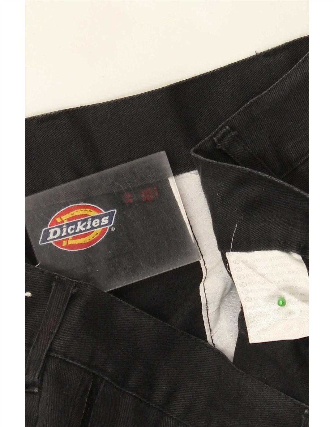 Pantaloni cargo dritti pentru bărbați Dickies W38 L29 poliester negru