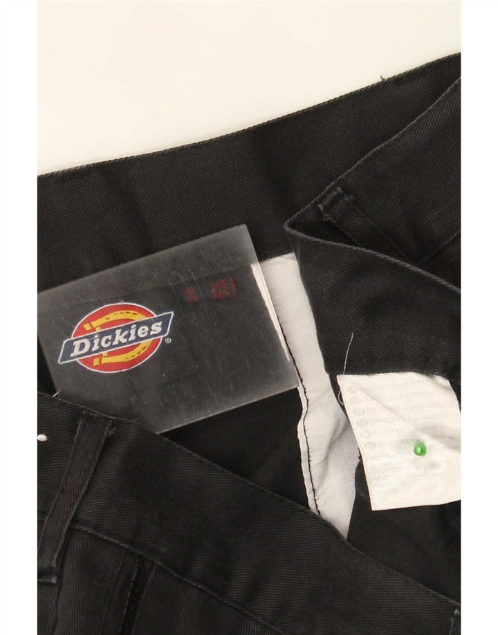 Pantaloni cargo dritti pentru bărbați Dickies W38 L29 poliester negru
