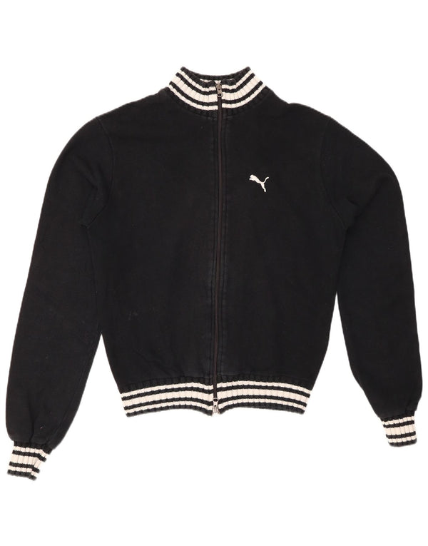 Jachetă de trening PUMA pentru femei UK 18 XL, bumbac negru