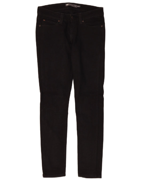Blugi skinny Levi's Demi Curve pentru femei cu talie joasă US 9 Medium W29 L31 Negri