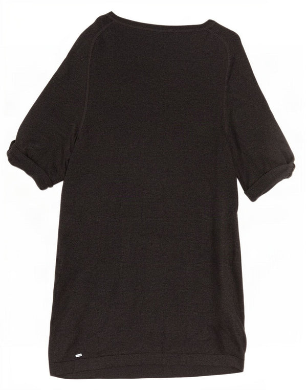 Rochie cu mâneci scurte pentru femei Marks & Spencer UK 16, mare, gri, viscoză