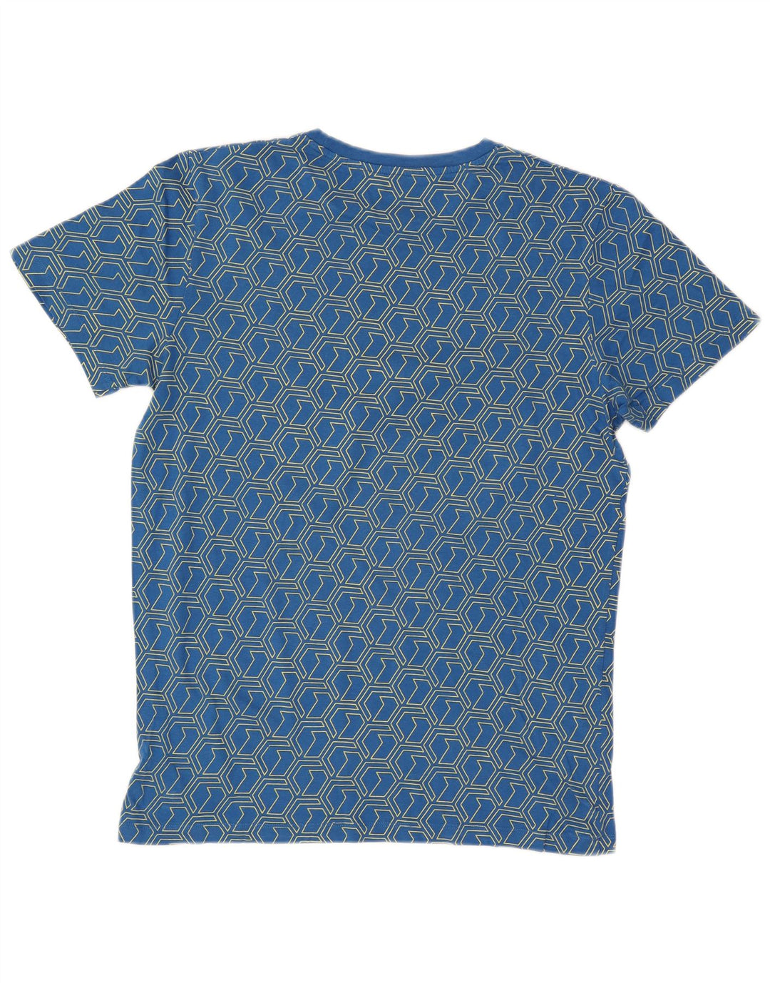 Tricou cu grafic Jack & Jones pentru bărbați Top Medium Blue Geometric