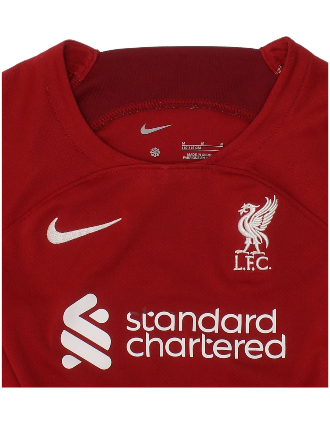 Tricou grafic Nike Liverpool pentru băieți Top 5-6 ani roșu