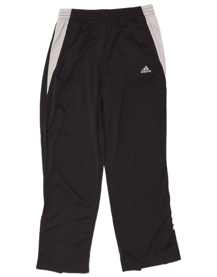 Pantaloni de trening ADIDAS pentru bărbați 2XL, negru, poliester color bloc